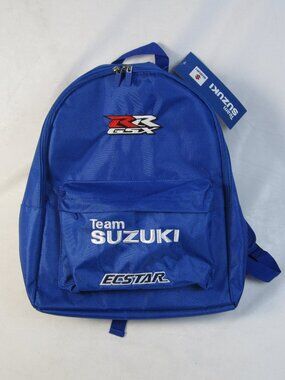 Suzuki RR GSX ECSTAR Blue Promo Team Suzuki Polyester Backpack 15" x 14"